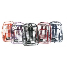 Wholesale Clear Backpacks Classic 17 - 5 Colors - 24 pcs