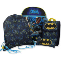 5PC Batman Backpack Set